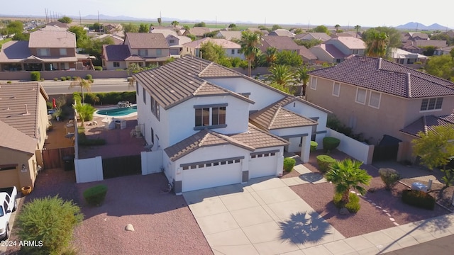 2977 E County Down Dr, Chandler, AZ 85249 - birds eye view of property with a residential view