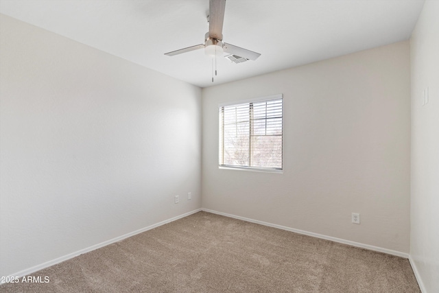 spare room with carpet flooring