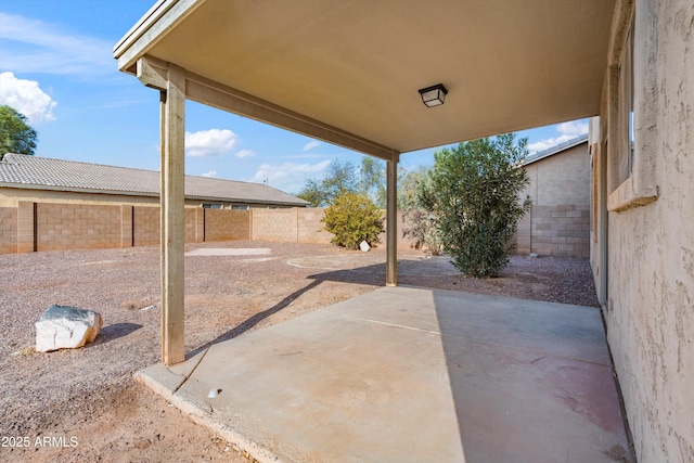 view of patio