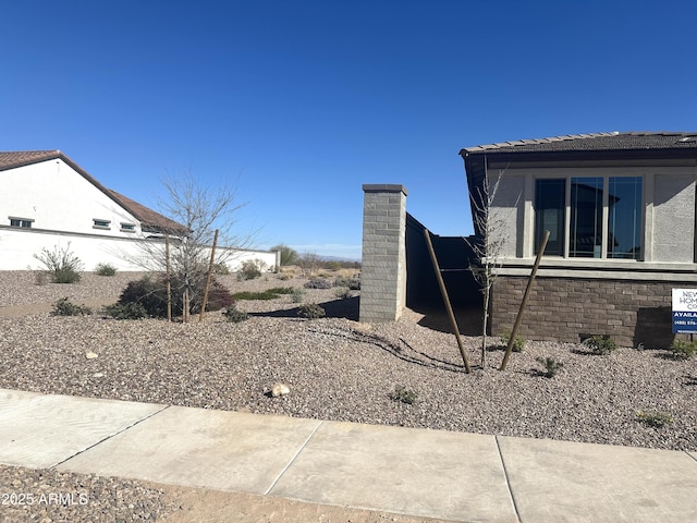 view of side of property