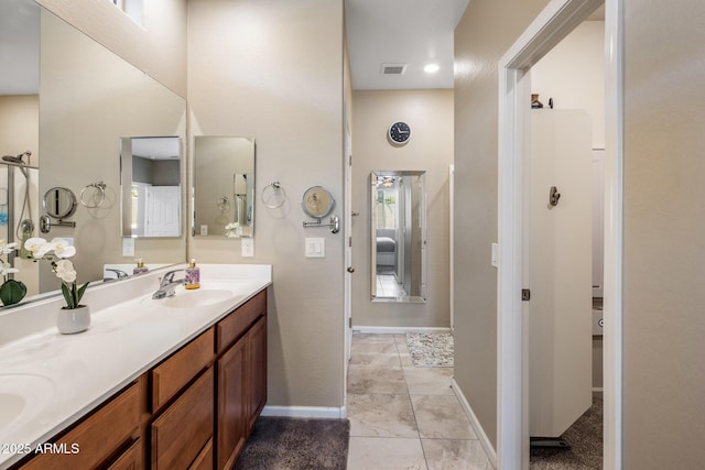 4230 W Palace Station Rd, New River, AZ 85087 - full bath featuring double vanity and baseboards