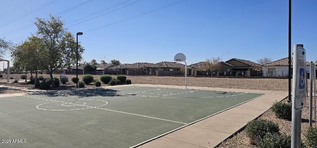 view of sport court