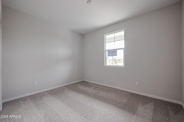 empty room featuring carpet floors