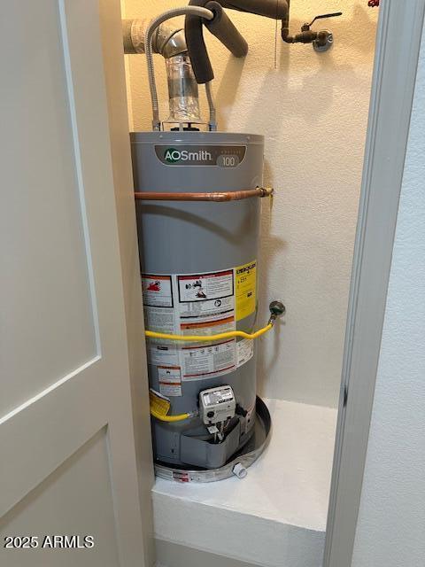 utilities with gas water heater