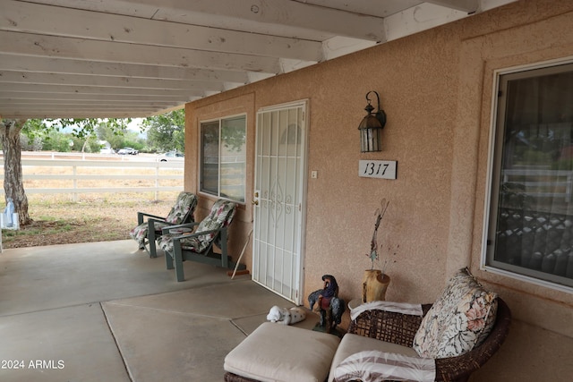 view of patio