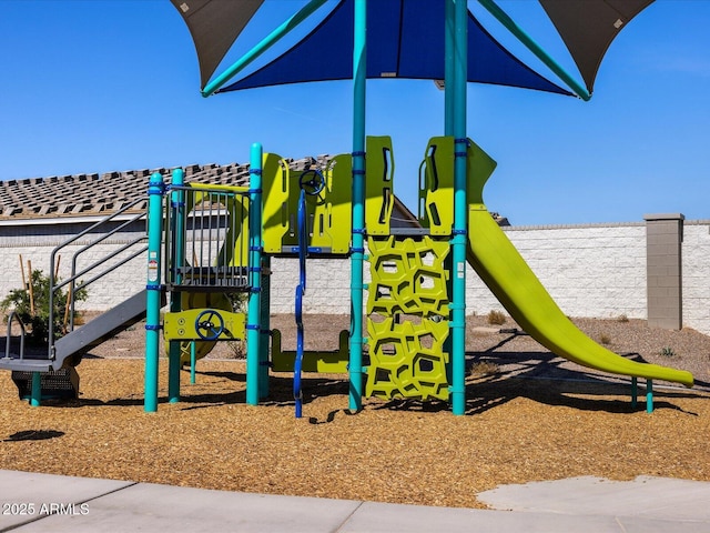 view of jungle gym