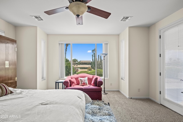 2163 N 164th Dr, Goodyear, AZ 85395 - carpeted bedroom with baseboards and ceiling fan