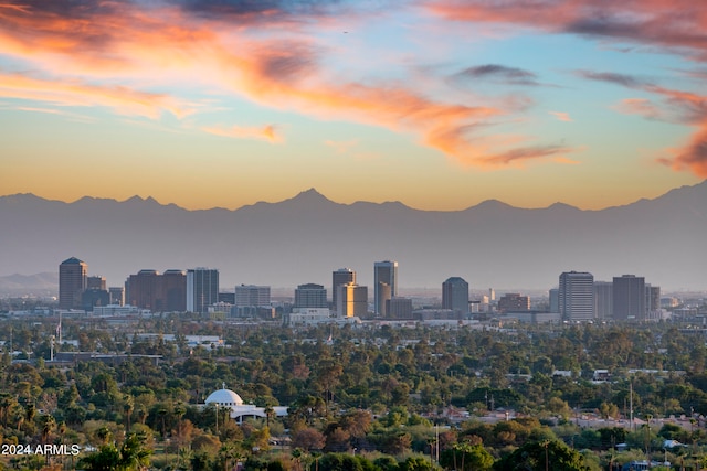 city view featuring a mountain view