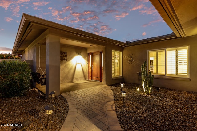 exterior space featuring a patio area