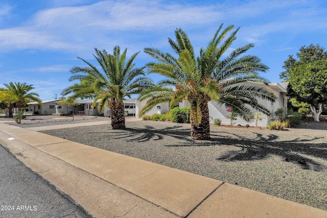 view of front facade featuring concrete driveway