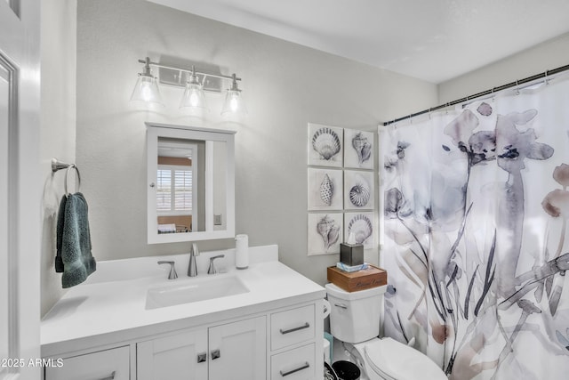 4547 E Buist Ave, Phoenix, AZ 85044 - bathroom featuring vanity and a shower with curtain