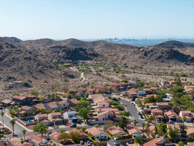 4547 E Buist Ave, Phoenix, AZ 85044 - aerial perspective of suburban area with a mountain backdrop