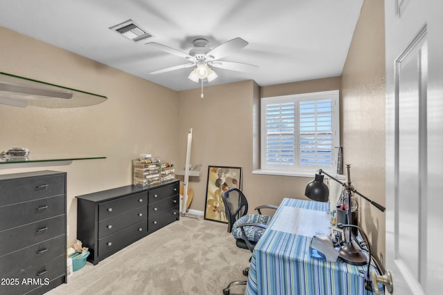 4547 E Buist Ave, Phoenix, AZ 85044 - office with carpet floors and a ceiling fan