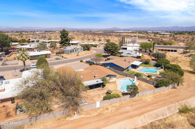 2232 Carmelita Dr, Sierra Vista, AZ 85635 - aerial view featuring a mountain view and a residential view