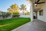 view of yard with a patio