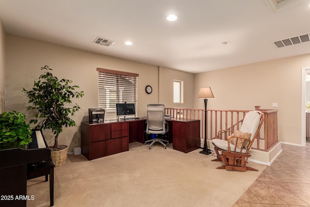 5840 E Holmes Ave, Mesa, AZ 85206 - office space with recessed lighting and light tile patterned floors
