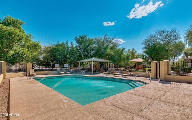 5840 E Holmes Ave, Mesa, AZ 85206 - community pool featuring a patio and a gazebo