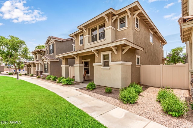 5840 E Holmes Ave, Mesa, AZ 85206 - view of front of home with stucco siding