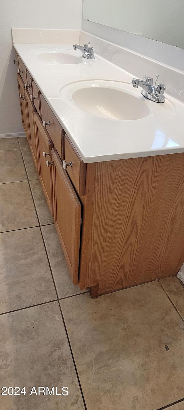 16021 N 30th St Unit 113, Phoenix, AZ 85032 - bathroom featuring double vanity and tile patterned floors