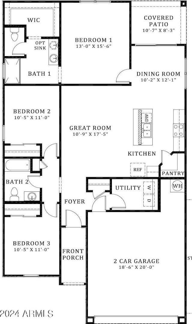 1343 W Hess Ave, Coolidge, AZ 85128 - plan