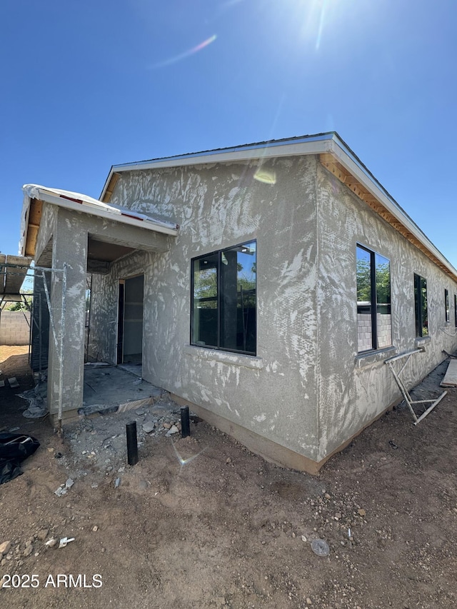 view of back of property