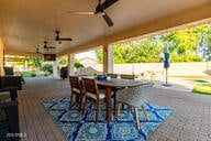 14687 W Amelia Ave, Goodyear, AZ 85395 - view of patio / terrace featuring ceiling fan