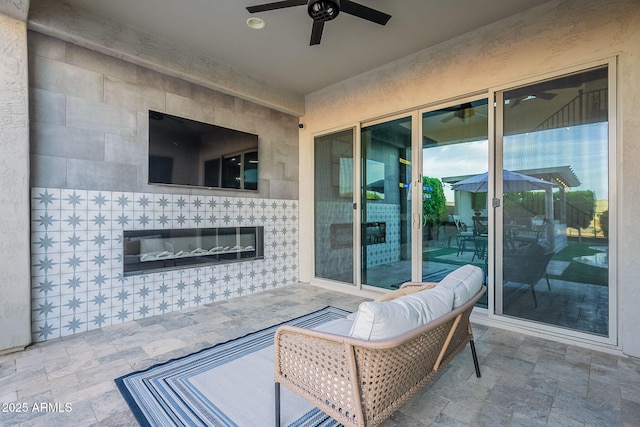 22771 N 98th Dr, Peoria, AZ 85383 - view of patio / terrace featuring ceiling fan