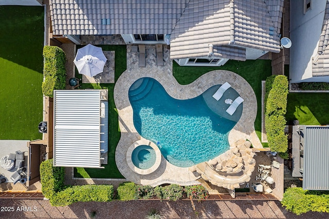 22771 N 98th Dr, Peoria, AZ 85383 - bird's eye view of a pool
