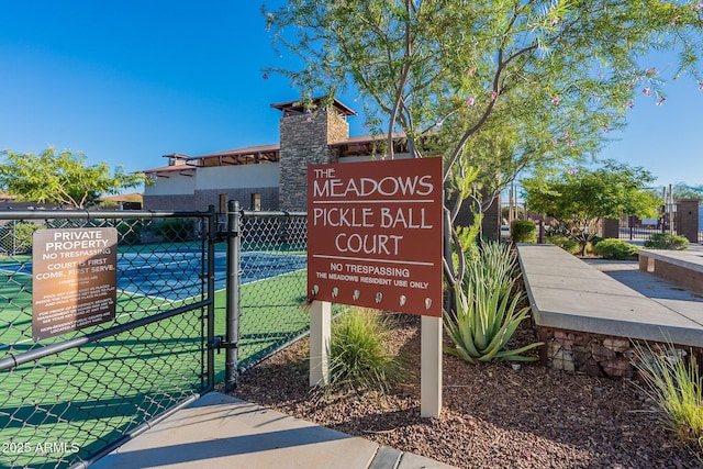 22771 N 98th Dr, Peoria, AZ 85383 - community sign with a gate and fence