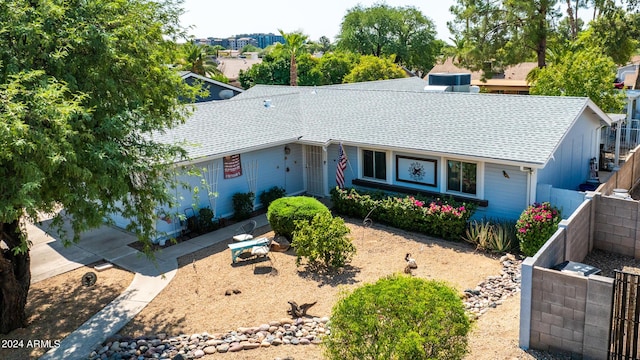 view of ranch-style home