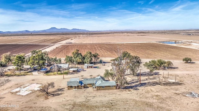 aerial view featuring a mountain view