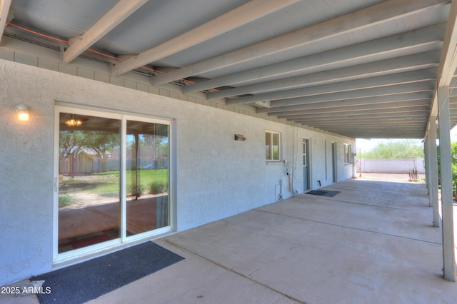 view of patio