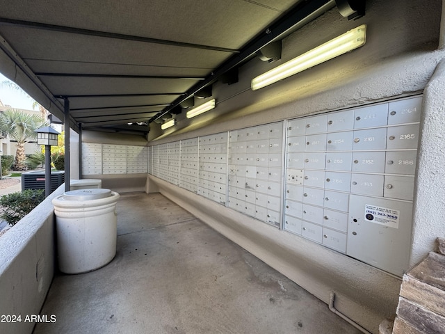 surrounding community featuring mail boxes