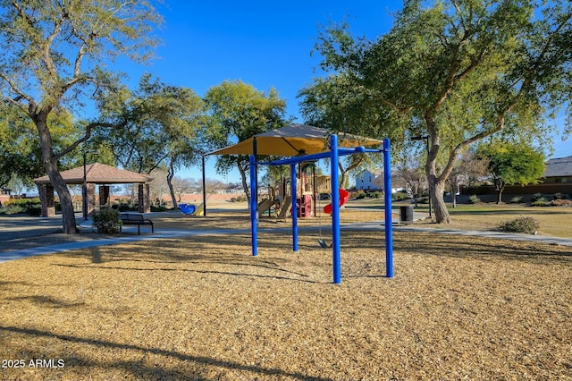 view of play area