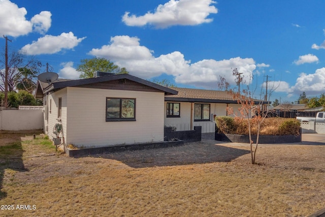 view of ranch-style house