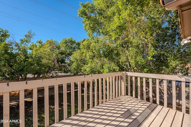 view of deck