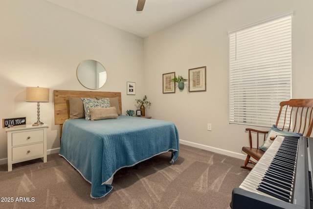 10447 W Salter Dr, Peoria, AZ 85382 - carpeted bedroom with baseboards and ceiling fan