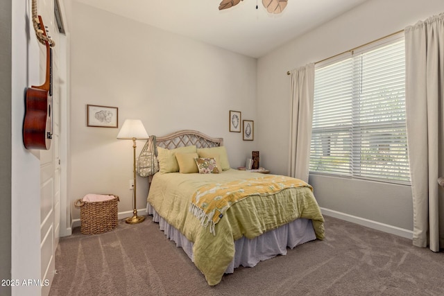 10447 W Salter Dr, Peoria, AZ 85382 - carpeted bedroom featuring baseboards and a ceiling fan