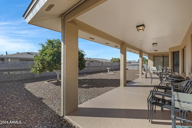 view of patio