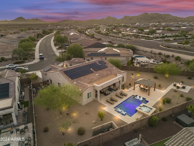 15201 S 183rd Dr, Goodyear, AZ 85338 - birds eye view of property featuring a residential view and a mountain view