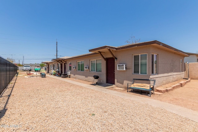 view of back of property