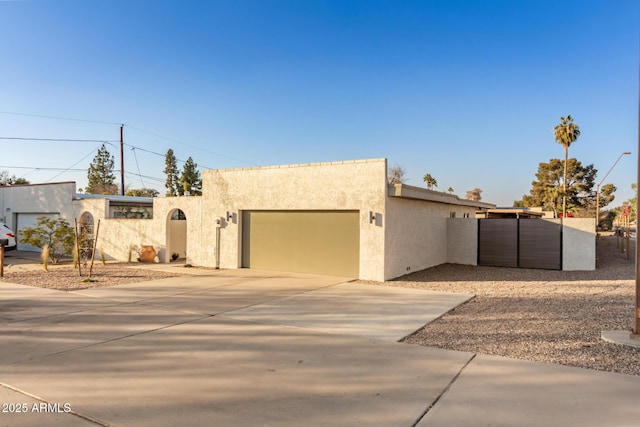 view of pueblo revival-style home