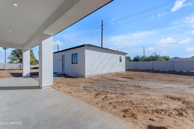 exterior space featuring a patio