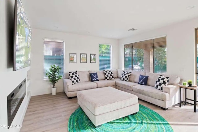 29228 N 48th St, Cave Creek, AZ 85331 - living area featuring visible vents and light wood finished floors