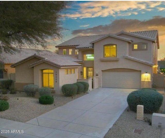 29228 N 48th St, Cave Creek, AZ 85331 - mediterranean / spanish-style home with a tiled roof and stucco siding