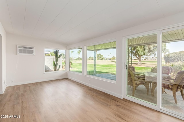 10750 W Abbott Ave, Sun City, AZ 85351 - sunroom / solarium with vaulted ceiling and a wall mounted AC