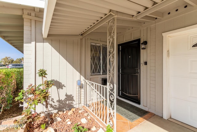 10750 W Abbott Ave, Sun City, AZ 85351 - property entrance with an attached garage