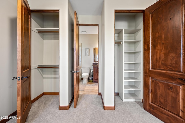 view of closet