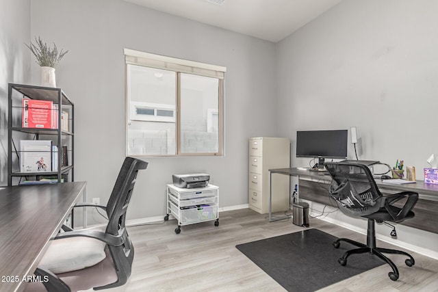 3884 S Wilson Dr, Chandler, AZ 85286 - office featuring wood finished floors and baseboards