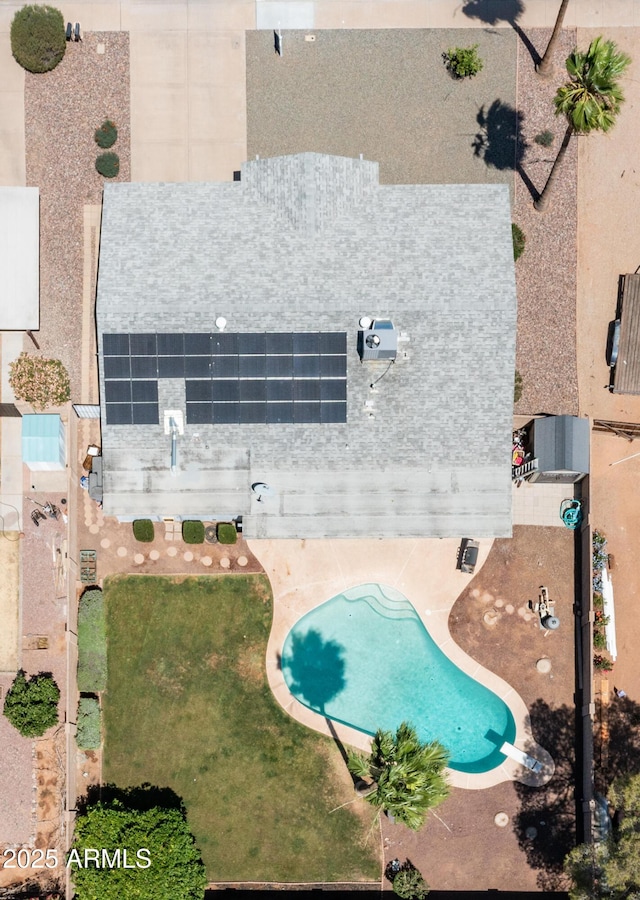 2139 W Obispo Ave, Mesa, AZ 85202 - bird's eye view of a pool